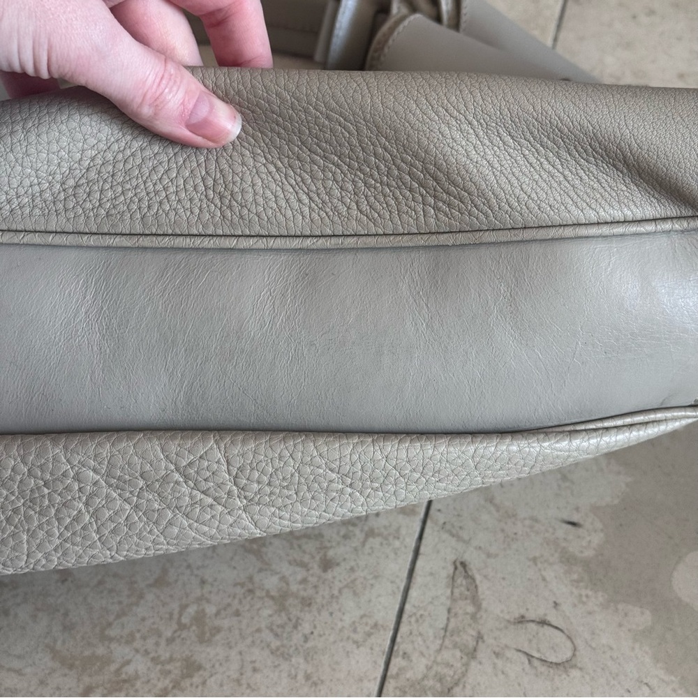 BURBERRY PRORSUM WARRIOR BAG Large Beige With Black Hardware Excellent Condition - Picture 5 of 14